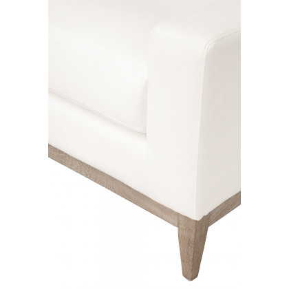 Essentials - Vienna Track Arm Sofa Chair in LiveSmart Peyton Pearl Natural Gray