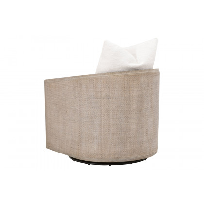 Essentials McGuire Swivel Club Chair - Boucle Snow