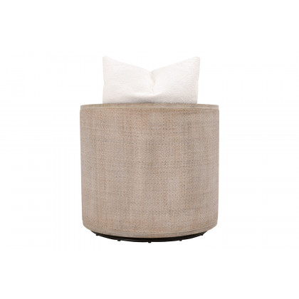 Essentials McGuire Swivel Club Chair - Boucle Snow