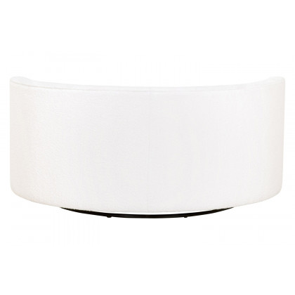 Essentials Lourne Grand Swivel Sofa Chair - Performance Boucle Snow