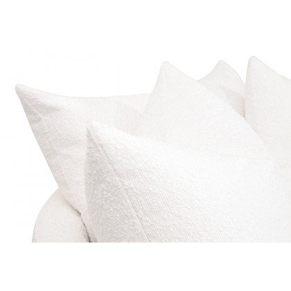 Essentials Lourne Grand Swivel Sofa Chair - Performance Boucle Snow
