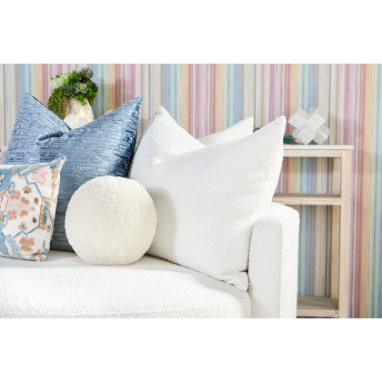 Essentials Lourne Grand Swivel Sofa Chair - Performance Boucle Snow