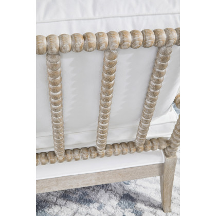 Essentials - Rouleau Chaise Lounge in LiveSmart Peyton Pearl Natural Gray Oak