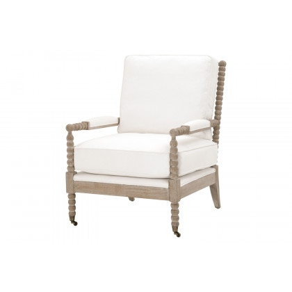 Essentials Rouleau Club Chair - LiveSmart Peyton