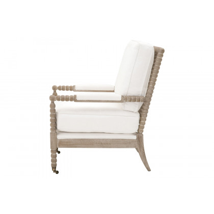 Essentials Rouleau Club Chair - LiveSmart Peyton