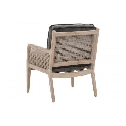Essentials Leone Club Chair - Dark Dove Velvet
