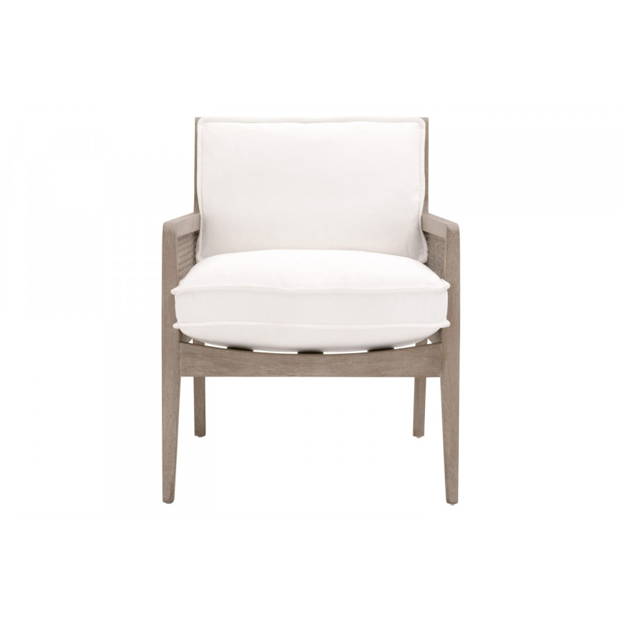 Essentials Leone Club Chair - LiveSmart Peyton Pearl Natural Gray