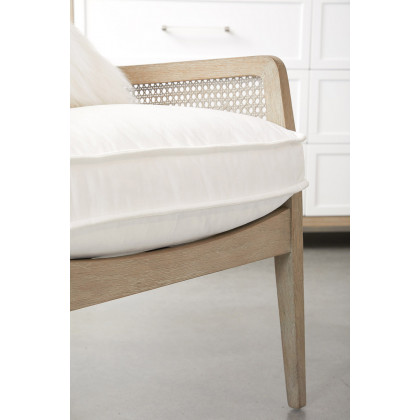 Essentials Leone Club Chair - LiveSmart Peyton Pearl Natural Gray