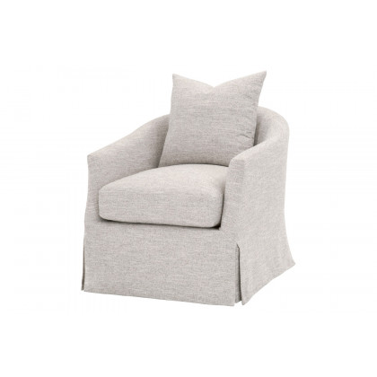 Essentials - Faye Slipcover Swivel Club Chair