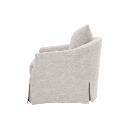 Essentials Faye Slipcover Swivel Club Chair - Mineral Birch