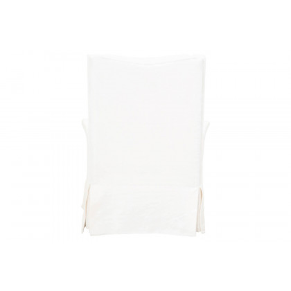 Essentials - Otto Swivel Club Chair in Cream Crepe