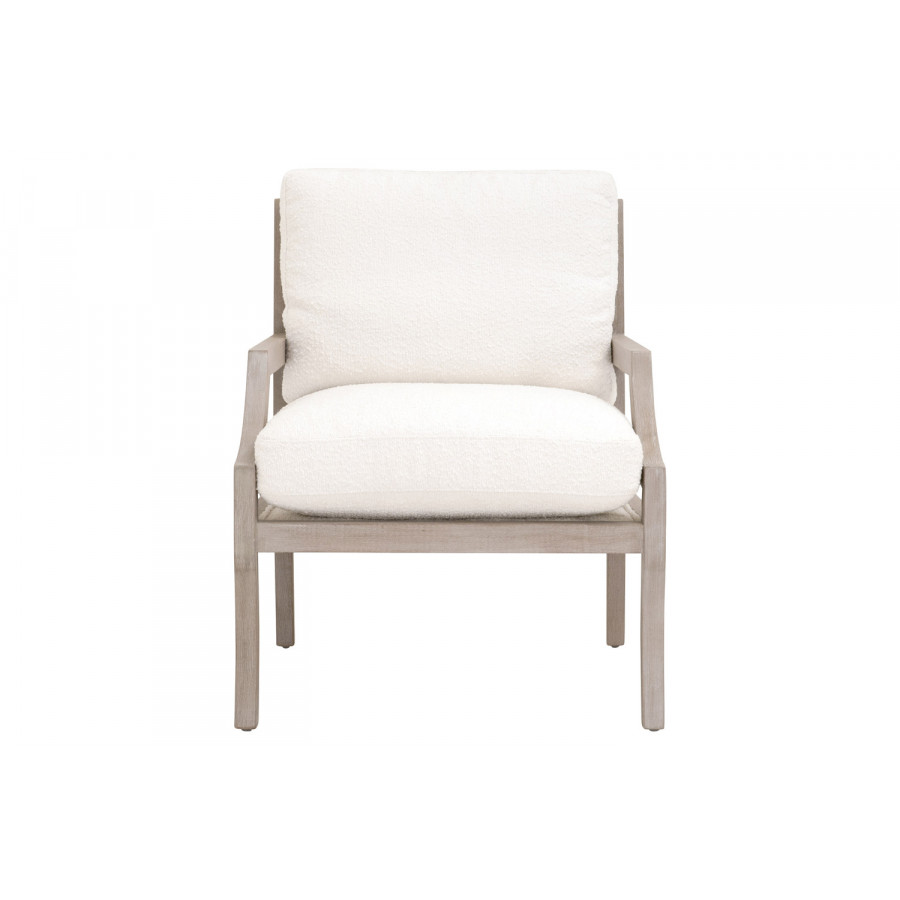 Essentials Stratton Club Chair - Boucle Snow Natural Gray