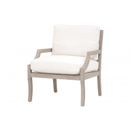 Essentials Stratton Club Chair - Boucle Snow Natural Gray