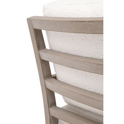 Essentials Stratton Club Chair - Boucle Snow Natural Gray