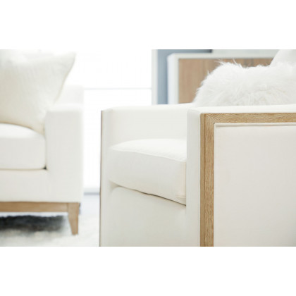 Essentials Paxton Swivel Club Chair - LiveSmart Peyton Pearl Natural Gray