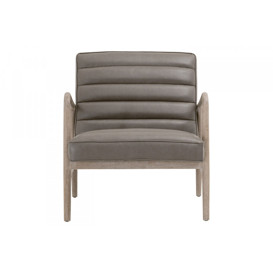 Essentials - Tahoe Club Chair in Ore Gray Synthetic Natural Gray