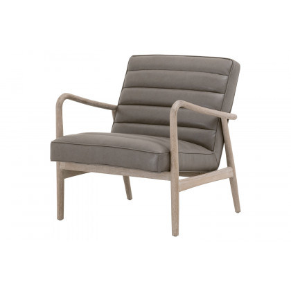 Essentials - Tahoe Club Chair in Ore Gray Synthetic Natural Gray
