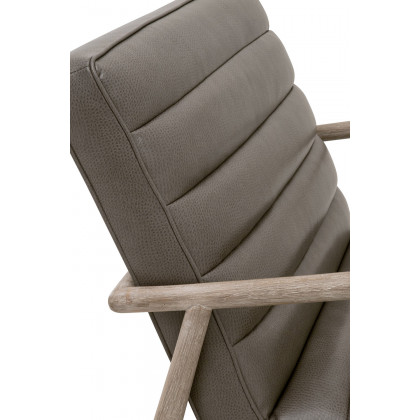 Essentials - Tahoe Club Chair in Ore Gray Synthetic Natural Gray