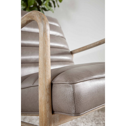 Essentials - Tahoe Club Chair in Ore Gray Synthetic Natural Gray