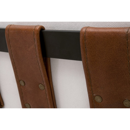 Essentials - Brando Club Chair in LiveSmart Peyton Pearl Black Iron