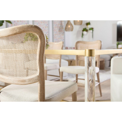 Essentials Cela Dining Chair, Set of 2 - Natural Gray