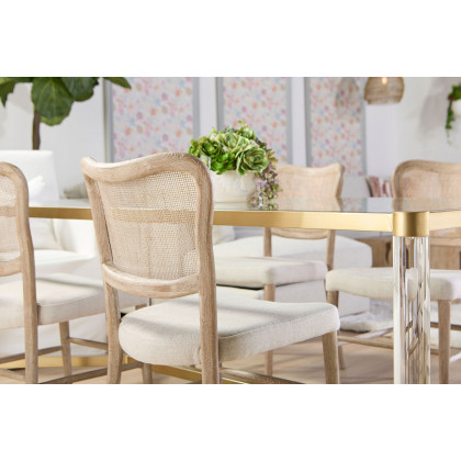 Essentials Cela Dining Chair, Set of 2 - Natural Gray