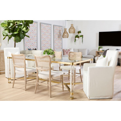Essentials Cela Dining Chair, Set of 2 - Natural Gray