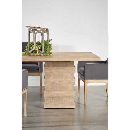 Essentials Drake Arm Chair - Dark Dove Velvet