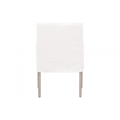 Essentials Drake Slipcover Arm Chair - LiveSmart Peyton Pearl Natural Gray