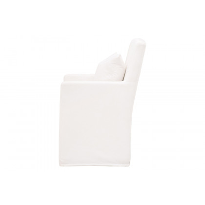 Essentials Shelter Slipcover Arm Chair with Casters - LiveSmart Peyton