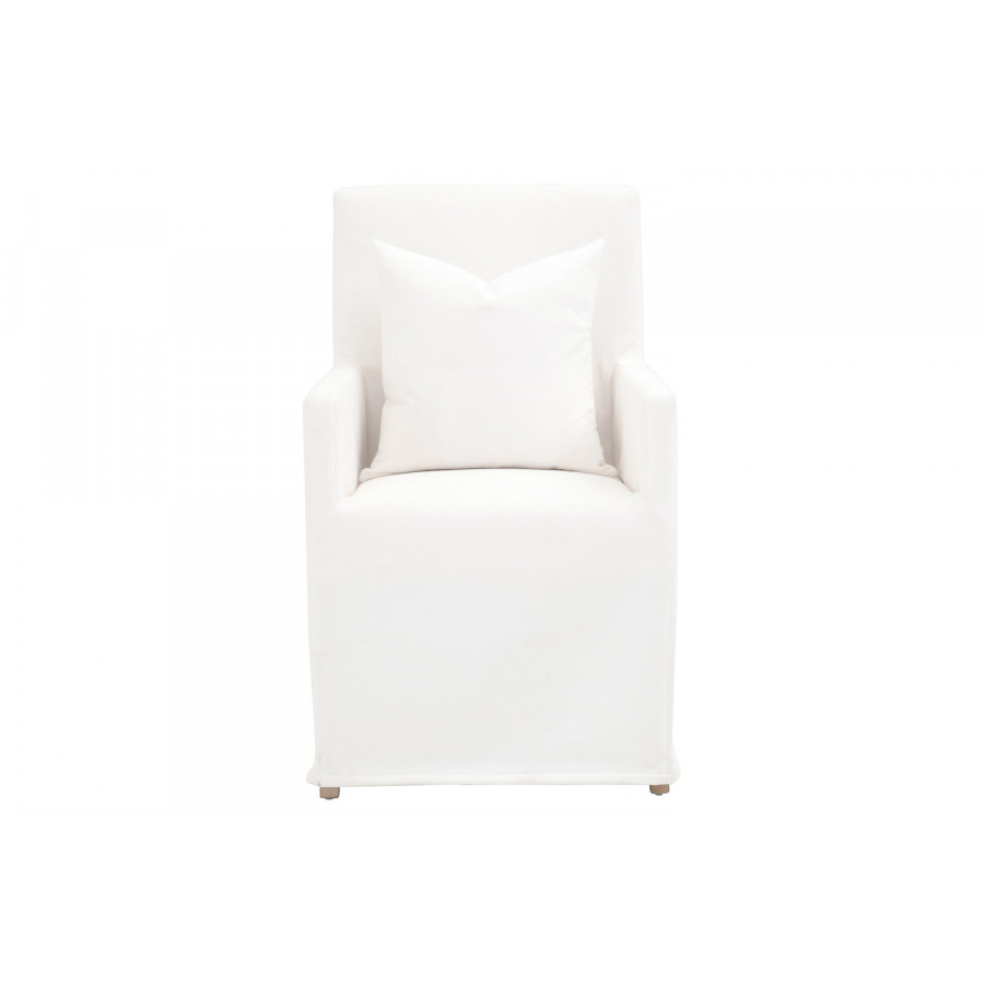 Essentials Shelter Slipcover Arm Chair - LiveSmart Peyton Pearl Natural Gray