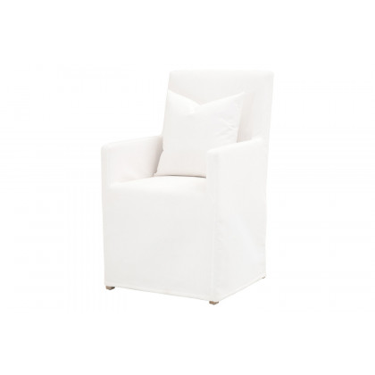 Essentials Shelter Slipcover Arm Chair - LiveSmart Peyton Pearl Natural Gray