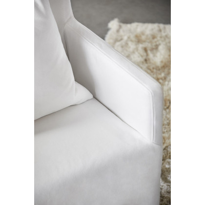 Essentials Shelter Slipcover Arm Chair - LiveSmart Peyton Pearl Natural Gray