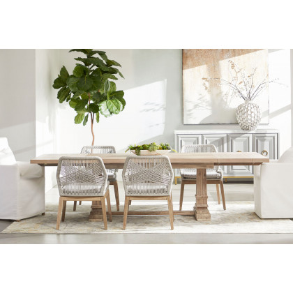 Essentials Shelter Slipcover Arm Chair - LiveSmart Peyton Pearl Natural Gray