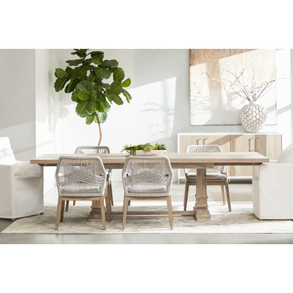 Essentials Shelter Slipcover Arm Chair - LiveSmart Peyton Pearl Natural Gray