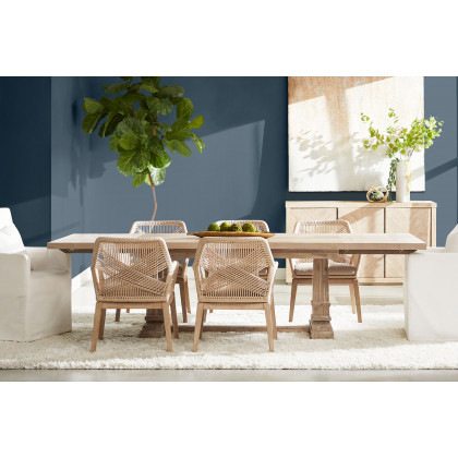 Essentials Shelter Slipcover Arm Chair - LiveSmart Peyton Pearl Natural Gray