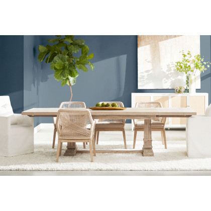 Essentials Shelter Slipcover Arm Chair - LiveSmart Peyton Pearl Natural Gray