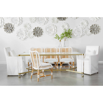 Essentials Shelter Slipcover Arm Chair - LiveSmart Peyton Pearl Natural Gray