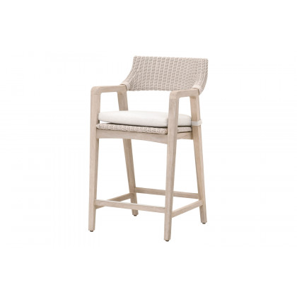 Essentials - Woven Lucia Outdoor Counter Stool