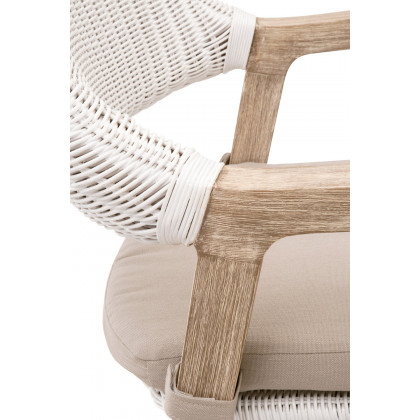 Essentials Woven Lucia Counter Stool - White Rattan