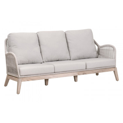 Essentials Woven Loom Outdoor 79" Sofa - Taupe