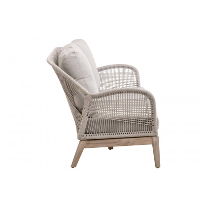 Essentials Woven Loom Outdoor 79" Sofa - Taupe
