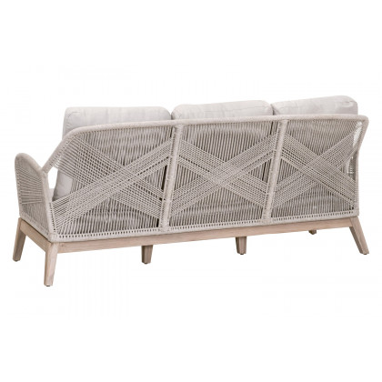 Essentials Woven Loom Outdoor 79" Sofa - Taupe