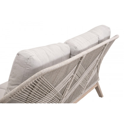 Essentials Woven Loom Outdoor 79" Sofa - Taupe