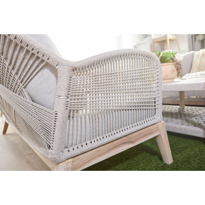 Essentials Woven Loom Outdoor 79" Sofa - Taupe