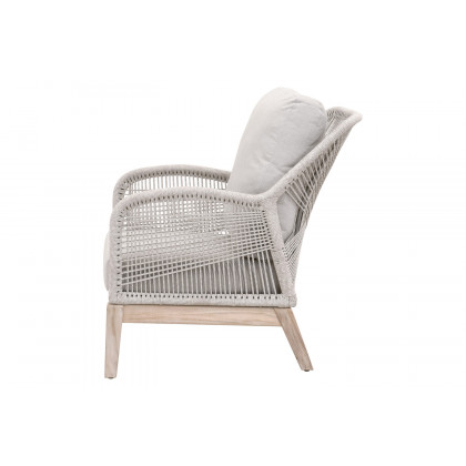 Essentials Woven Loom Outdoor Club Chair - Taupe