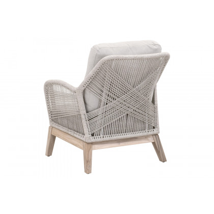 Essentials Woven Loom Outdoor Club Chair - Taupe