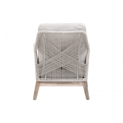 Essentials Woven Loom Outdoor Club Chair - Taupe