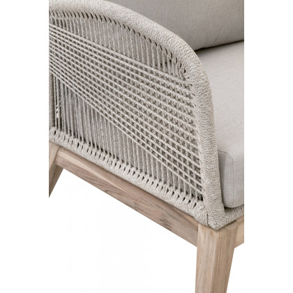 Essentials Woven Loom Outdoor Club Chair - Taupe