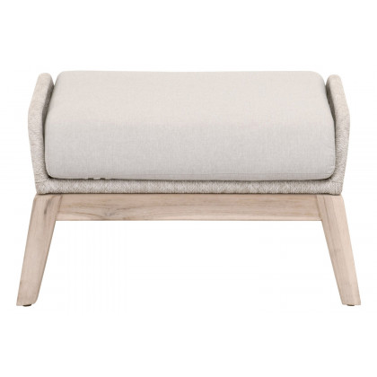 Essentials - Woven Loom Outdoor Footstool